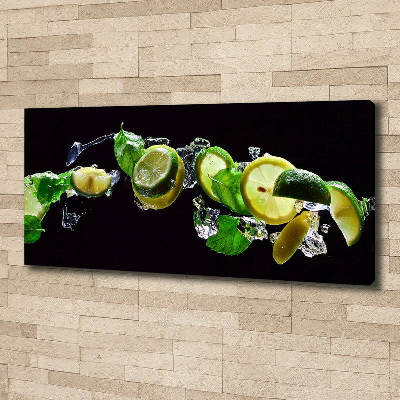 Lime And Lemon - Wrapped Canvas Print