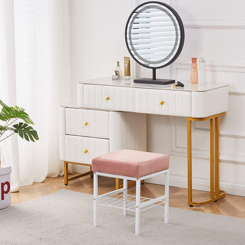Multifonctionnel Tabouret de coiffeuse Repose-pieds en velours Repose-pieds Tabouret à langer Repose-pieds Repose-pieds Petit repose-pieds Repose-pieds Repose-pieds