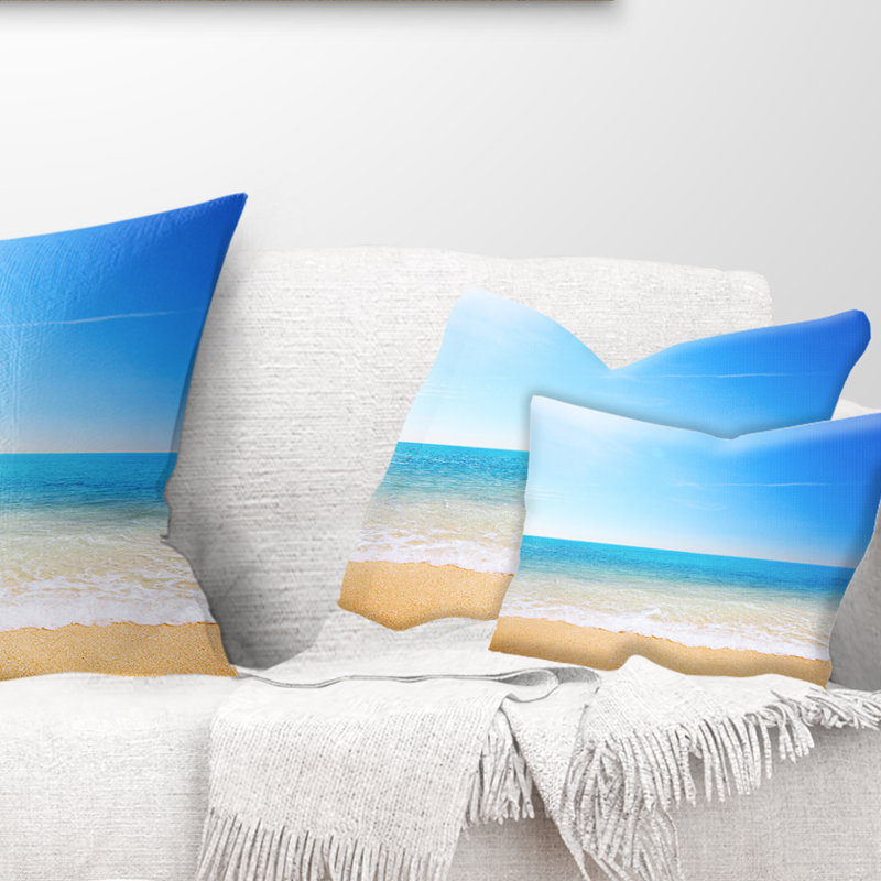 Oreiller de mer en mer tropical, 12 po x 20 po, Coussin lombaire