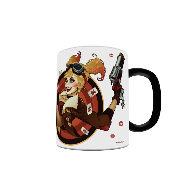 DC Comics Justice League (Harley Quinn Bombshell) Morphing Mugs Heat-Changing Drinkware - 11oz