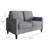 Serpa Velvet Arm Loveseat-124600967