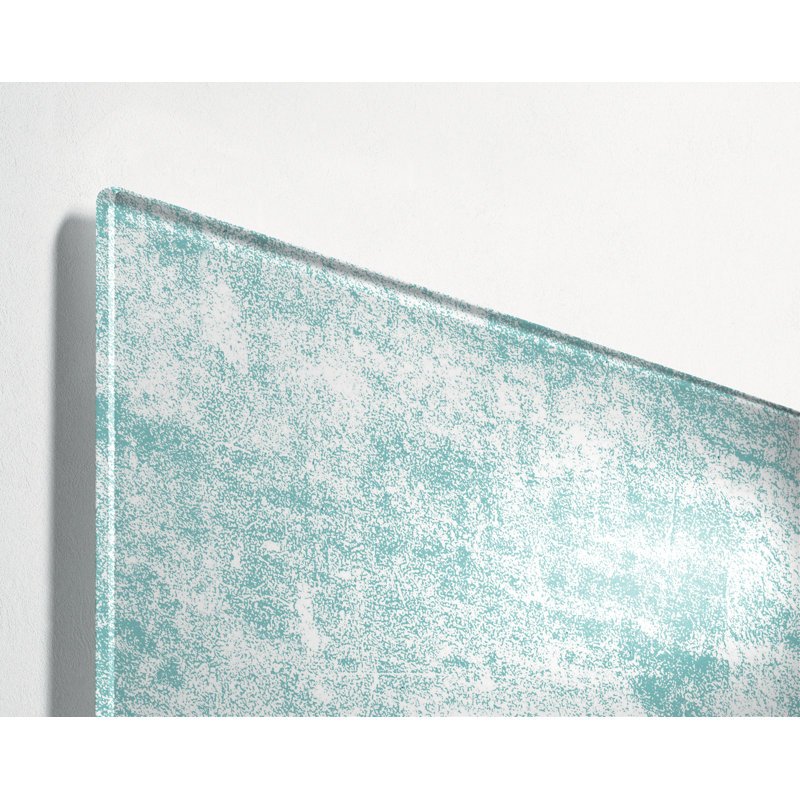 Artverum Wall Mounted Magnetic Unframed Glass Board, 55cm H x 130cm W x 130cm L