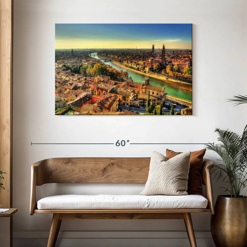 Paysage urbain Sirpi Verona, H 30 po x l 45 po