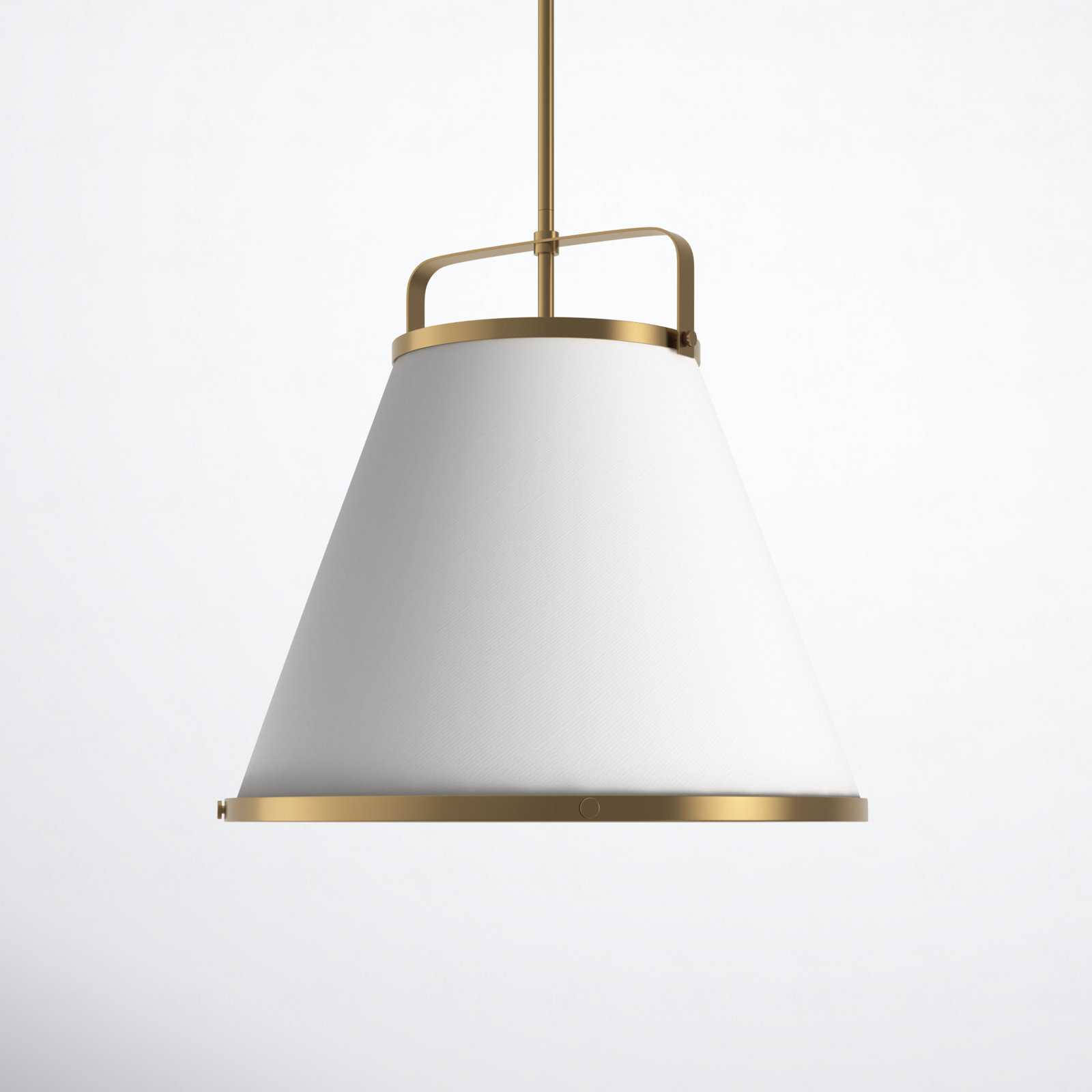 Coco 3 Light Dimmable Pendant, Lacquered Brass