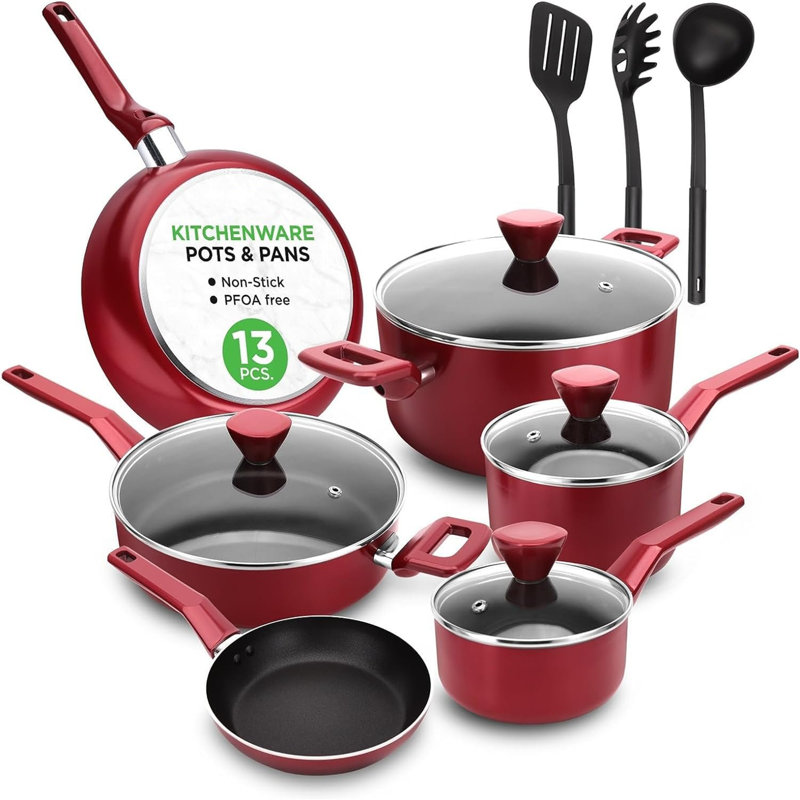 13 - Piece Stainless Steel Cookware Set