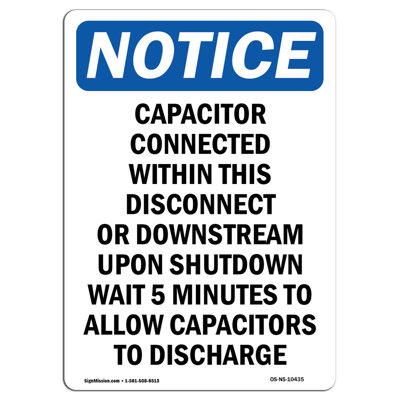 Capacitor Connected Sign