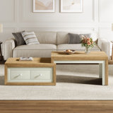 Extendable Coffee Table With 2 Drawers