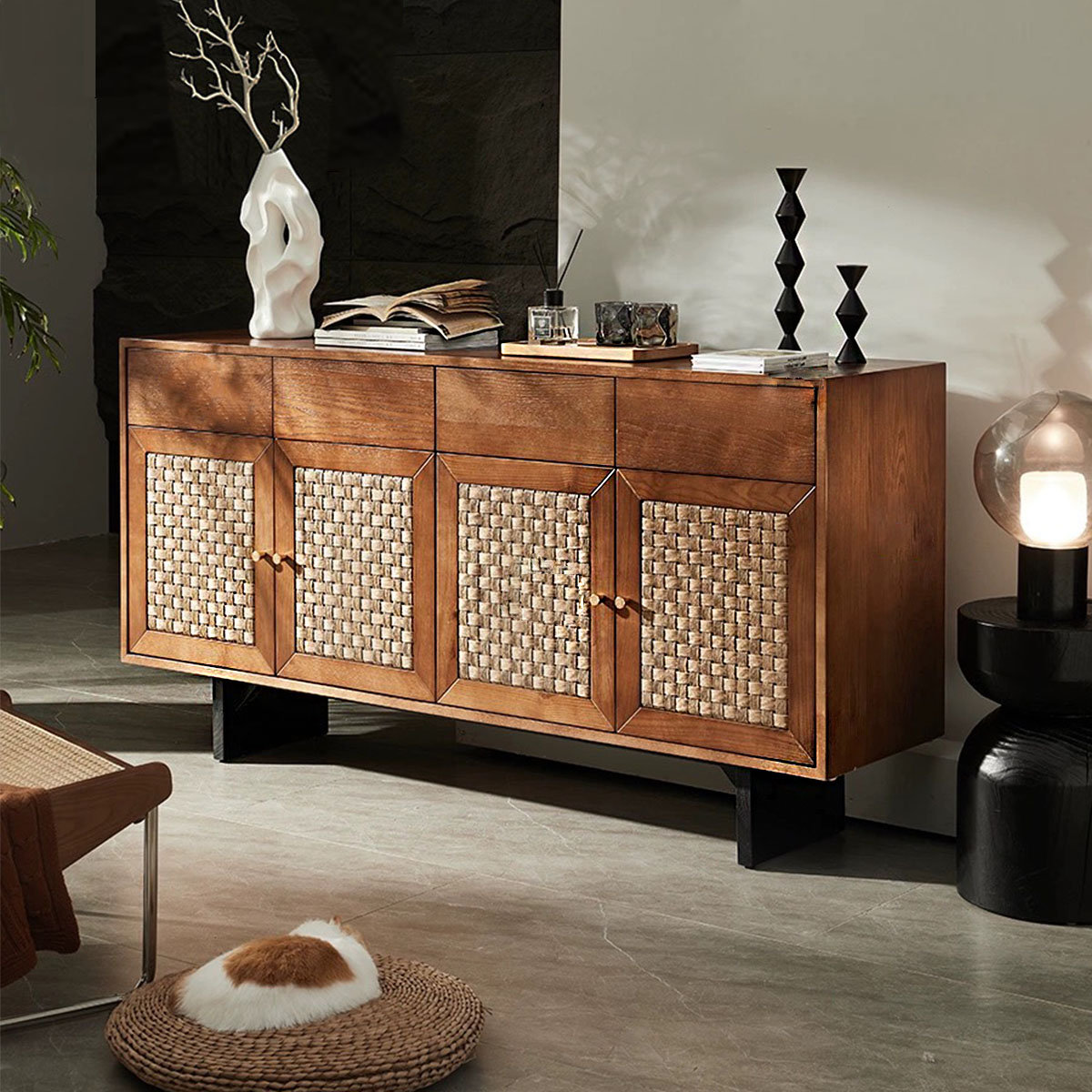 Stylistics Savvy 62.99" Brown Rectangular Solid+ Manufactured Wood ...