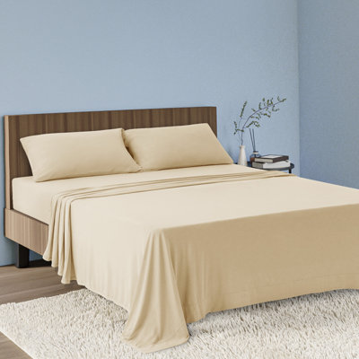 Ensemble de draps en jersey ultra doux