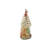 Ceramic Spotted Indoor Outdoor Rooster Beige Decorative Garden Sculpture with Black and Red Accents