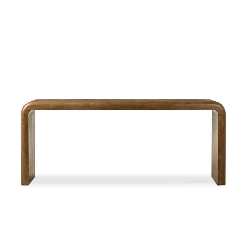Daven Console Table-Rye Medium Burl Oak Veneer