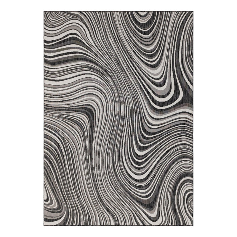 Tapis intérieur / extérieur Albans Charocal, Rectangle 8 pi x 11 pi 4 po