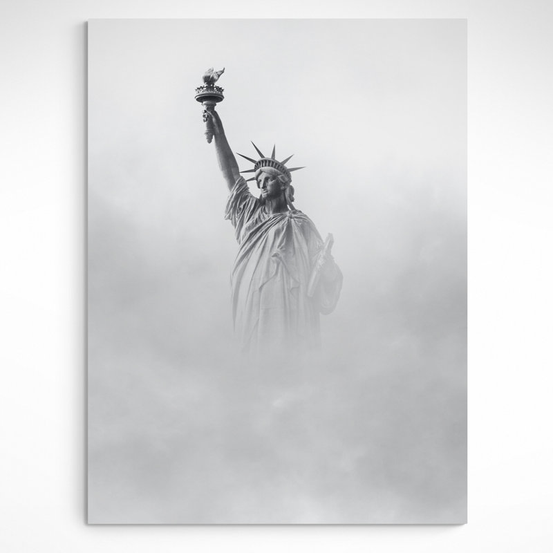 Statue Of Liberty - Wrapped Canvas Print, 41cm H x 31cm W