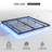 Kathrene Floating Bed Frame with LED Lights and Charging Station-1419947649