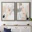 «Tincture I», ensemble de 2 reproductions d'art sur toiles-357664055-357664052