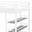 Lit Loft en métal avec 3 couches de tablettes et de bureau, lit élégant en métal avec tableau blanc-1951047445-1950575452