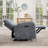 Bonin 29.5" W Upholstered Power Recliner with Dual USB Ports-1715977246