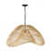 Luminaire suspendu en rotin 1 lumière