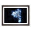 Blue Neon Motocross in Abstract - Picture Frame Painting Print-55687218-55687221