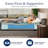 Queen Size Mattress Firm 14 Inch – Extra Firm Support With Foam Encased Edge, Motion Isolation, Pressure Relief, Hybrid Pocket Spring Bed For Back & Stomach Sleepers (Queen)-1063184228