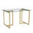 Chuhdary Glass Top Metal Base Dining Table