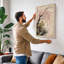 Blossoms Over Mist Japandi - Wrapped Canvas-576517667-576517693