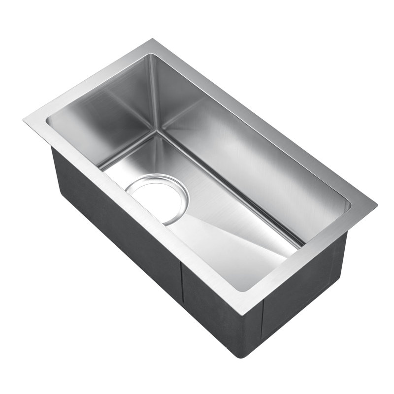 Paule 20'' L Undermount Single Bowl Stainless Steel Kitchen Sink
