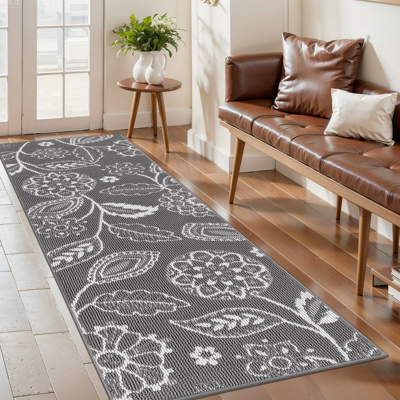 Tapis de salle de lavage 2 × 6 pieds, Gris