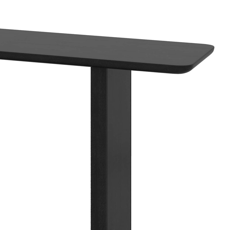 Console minimaliste avec base en U, Noir