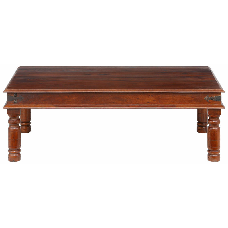 Malika Solid Wood Four Leg Coffee Table