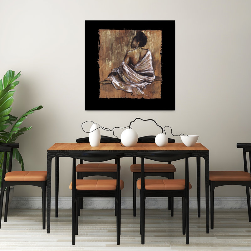 Soulful Grace III, art contemporain abstrait, H 32 po x l 32 po