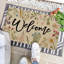 Paillasson Wild Flowers Welcome Summer - tapis d'intérieur / extérieur multicolore