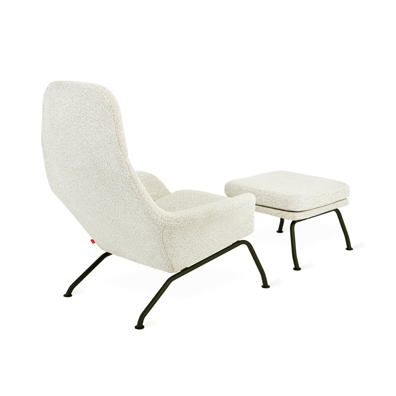 Fauteuil et repose-pieds Tallinn, Fossile de Copenhague, Oui