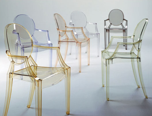 Louis Ghost Armchair, Crystal