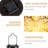Solar Hanging Lantern Outdoor Decorative LED Lights For Garden Patio Courtyard Lawn Table