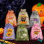 Petits sacs-cadeaux d'Halloween en toile de jute avec cordon Petites pochettes en jute