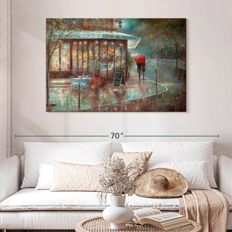Sireci Cafe Du Marche, 32" H x 48" W
