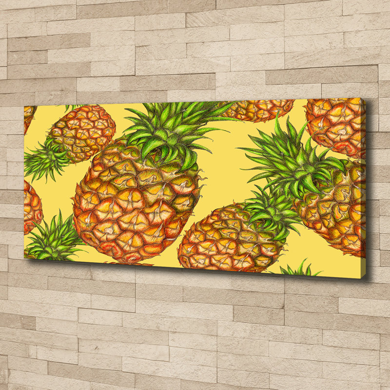 Pineapples - Wrapped Canvas Print