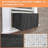 Air Conditioner Covers For Outside 20"W X 14"H X 12"D Compatible With Midea AC 8000/10000/120000 BTU, 3 Layers Insulation Window AC Covers For Outside Compatible With Midea U Shaped Unit, Black