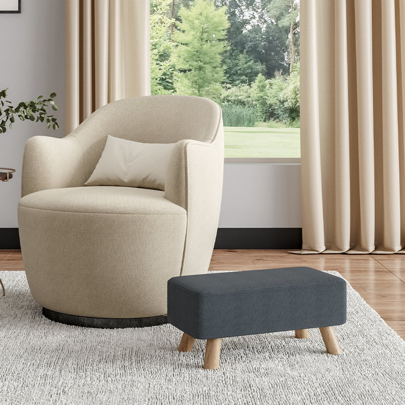 Linen Upholstered Bench