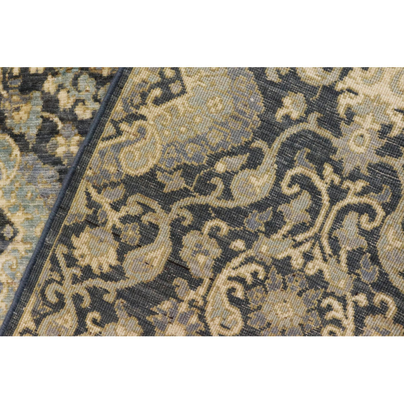 Tapis rectangulaire en laine unique 5 pi 2 po x 8 pi 3 po Rezwana