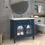 Meuble-lavabo de salle de bain autoportant de 35,6 po Kalvik-125427641