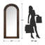 Miroir mural en bois massif 71 po H-1994457160-1930519904