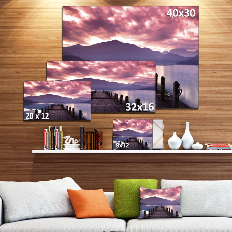 «Beautiful Spring Sea at Morning», photographie, H 20 po x l 20 po x P 1 po, Toile tendue