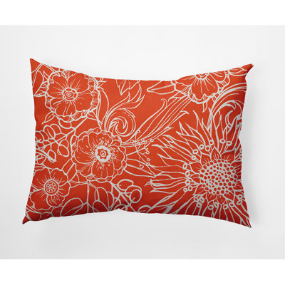 Housse de coussin rectangulaire cubique en polyester lombaire cubique Flare