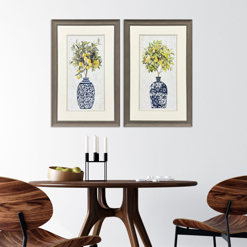 «Lemon Tree Pot», ensemble de 2 encadrées