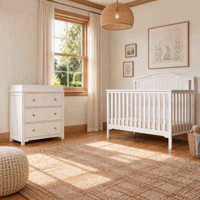 Hampton Arch Top 2-Piece Nursery Furniture Set