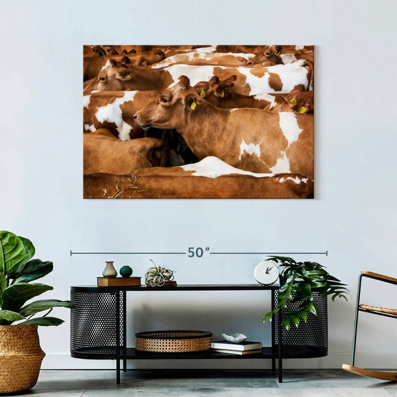 Brampt Guernsey Cows, 30" H x 45" W
