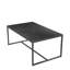 Marble Coffee Table Rectangle Sintered Stone Top Side End Table With Metal Frame-1208565075