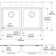 Quartz Classic 33" x 22" x 5-1/2" Double Basin Drop-In Kitchen Sink